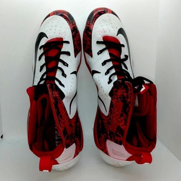 Nike Alpha Huarache Mens NEW Elite Red w/Black & White Baseball Cleats - sz. 16 main image 5